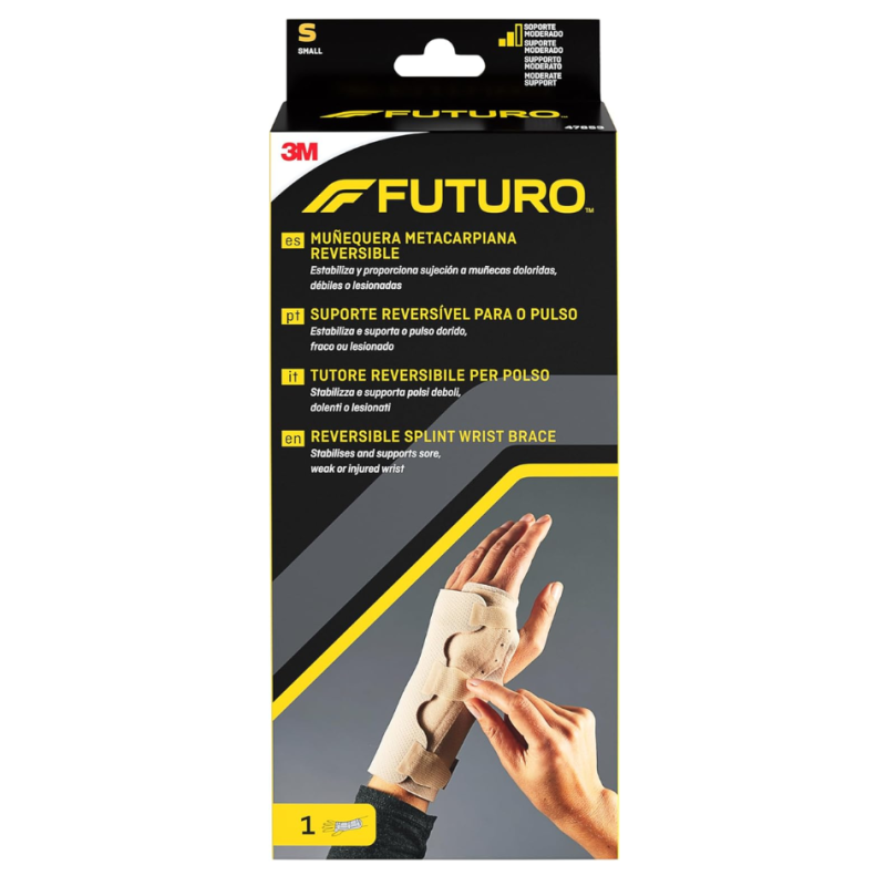 Futuro Muñequera Férula Reversible Talla S Soporte Muñeca