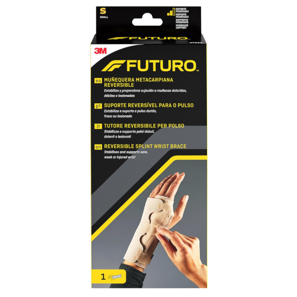 Futuro Muñequera Férula Reversible Talla S Soporte Muñeca