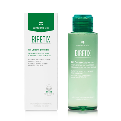 Biretix Oil Control Solution Tónico Retexturizante 100 ml Piel Grasa