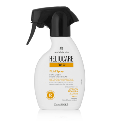 Heliocare 360 Fluid Spray SPF50 250 ml Protector Solar Corporal