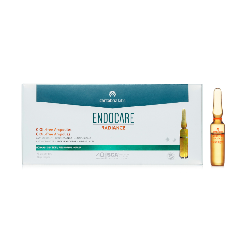 Endocare Radiance C Oil-Free Ampollas Antioxidantes Iluminadoras 30 x 2 ml