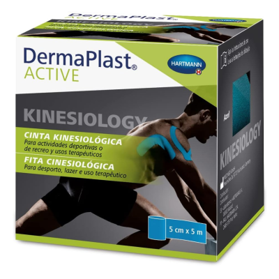 Cinta Kinesiológica Dermaplast Active Azul 5 m x 5 cm