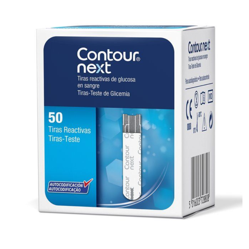 Contour Next Tiras Reactivas Glucemia 50 Unidades