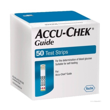Accu-Chek Guide Tiras Reactivas Glucosa 50 Unidades Alta Precisión