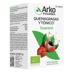 Arkocápsulas Guaraná BIO 80 Cápsulas Energía y Control de Peso