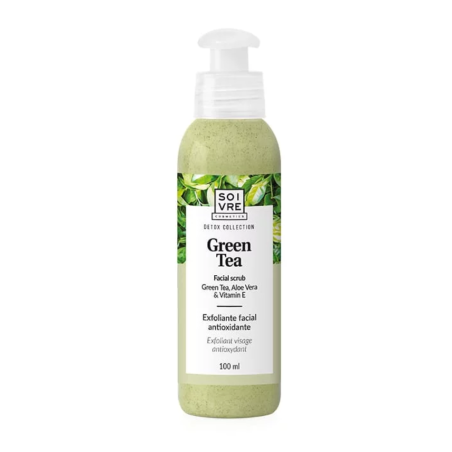 Soivre Cosmetic Exfoliante Facial Té Verde 100 ml Purificante Antioxidante