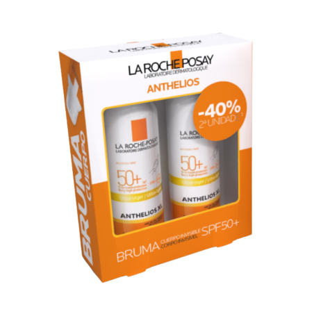 Anthelios Bruma Invisible SPF50+ Pack 2x200 ml Protección Solar Corporal