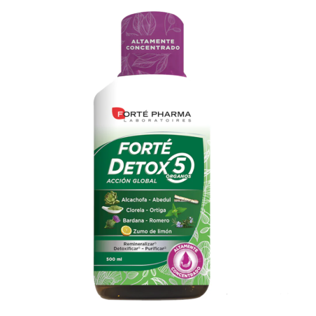 Forte Detox 5 Órganos 500 ml Forté Pharma Complemento Alimenticio Detox