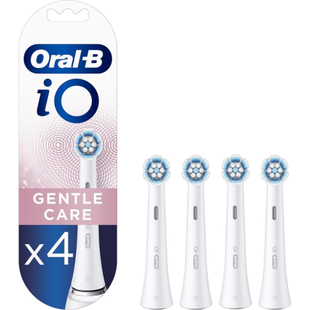 Oral-B iO Gentle Care Recambios 4 Cabezales Cepillo Eléctrico Encías Sensibles