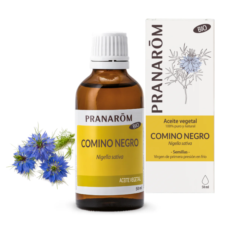 Pranarom Aceite Vegetal Comino Negro Bio 50 ml Nigella Sativa