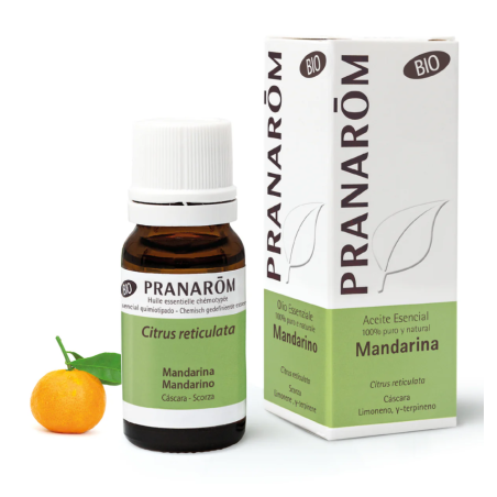 Pranarom Aceite Esencial Mandarina Bio 10 ml Aceite Esencial Quimiotipado