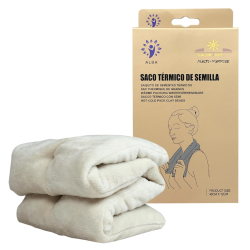 Saco Térmico Microondas Alba Perlas de Arcilla 48x12 cm Calor y Frío