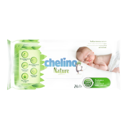 Chelino Nature 24 Toallitas bebé limpieza suave piel sensible