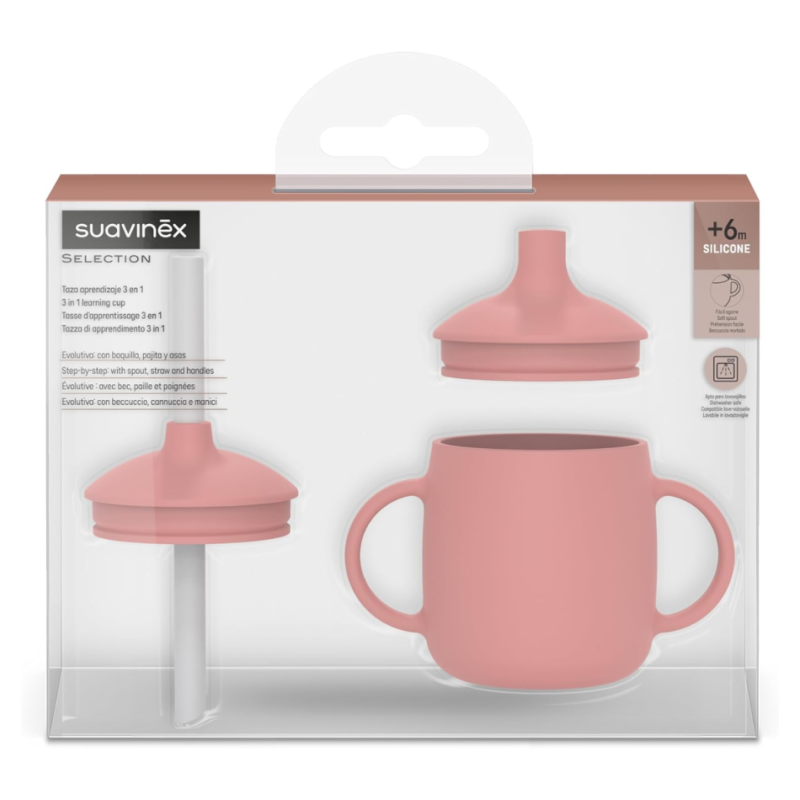 Suavinex Taza Aprendizaje 3 en 1 Colour Essence +3 Meses
