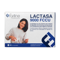 Farline Lactasa 9000 FCCU 60 Comprimidos Complemento Alimenticio