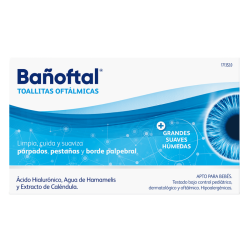 Bañoftal Toallitas Oftálmicas Blefasan 30 Unidades | Higiene Palpebral