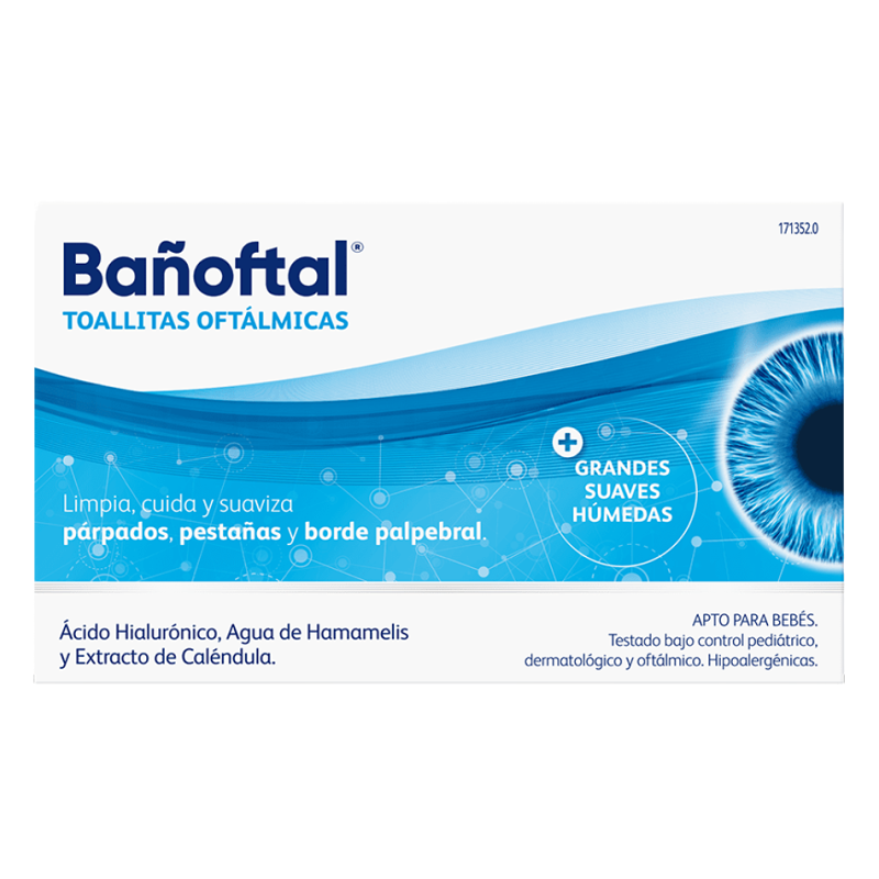Bañoftal Toallitas Oftálmicas Blefasan 30 Unidades