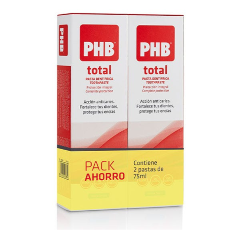 PHB Total Pasta Dentífrica 2 Tubos 75 Ml | Dentífrico Uso