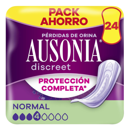Ausonia Discreet Normal 24 Unidades | Compresas para