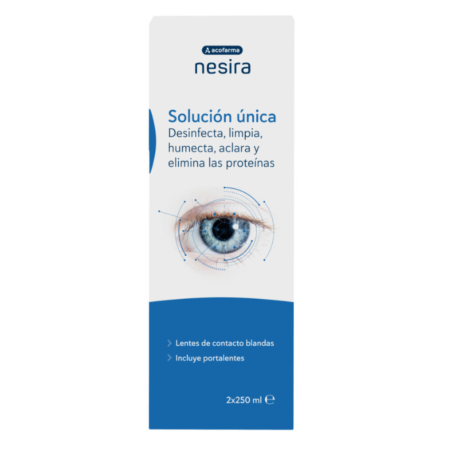 Acofarma Nesira Solución Única para Lentillas 2 x 250 Ml