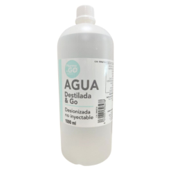 Agua Destilada & Go 1000 Ml | Agua Purificada Desionizada