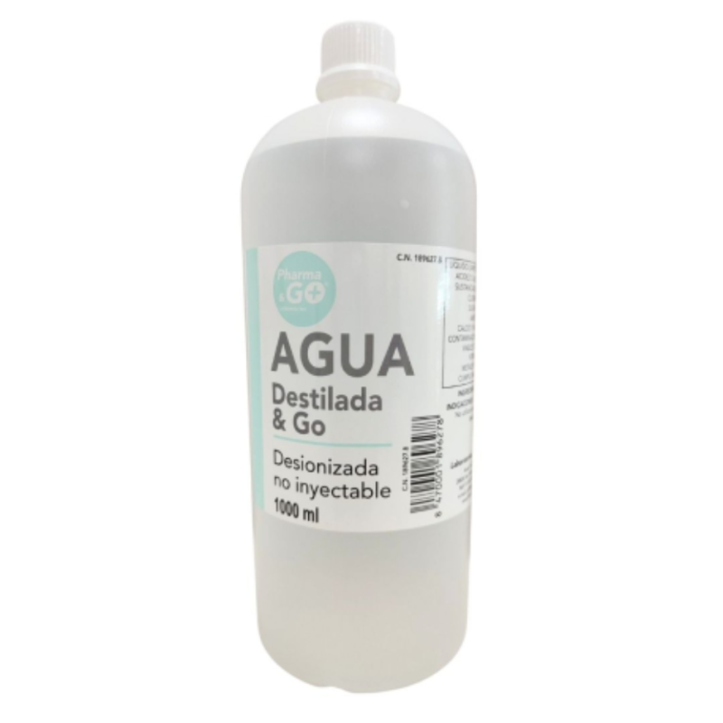 Agua Destilada & Go 1000 Ml | Agua Purificada Desionizada