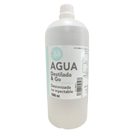 Agua Destilada & Go 1000 Ml | Agua Purificada Desionizada