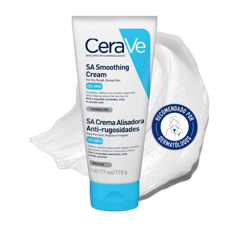 CeraVe SA Crema Alisadora Anti-Rugosidades 170 g – piel áspera