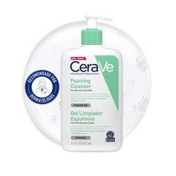 Cerave Gel Limpiador Espumoso 1 Envase 473 ml
