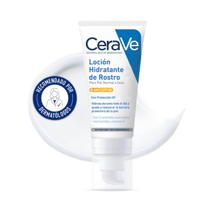 CeraVe Loción Hidratante de Rostro SPF 50 – 52 ml