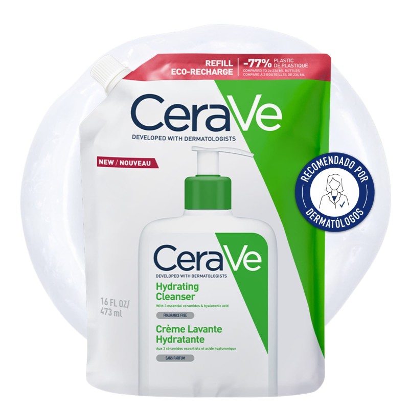 CeraVe Limpiadora Hidratante Recarga 473 ml