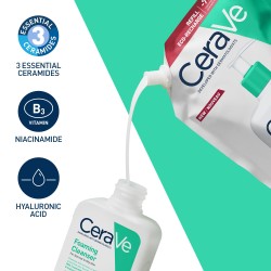 CeraVe Limpiador Espumoso Recarga 473 ml | Limpieza Facial
