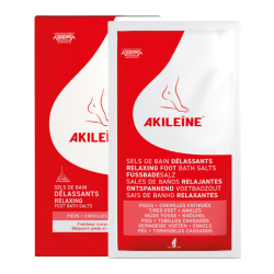 Akileine Sales de Baño Relajantes 2 x 150 G | Sales Relajantes para Pies