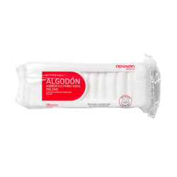 Aposan Botiquín Algodón Zig Zag Puro 100% Hidrófilo 100 G | Algodón Hidrófilo