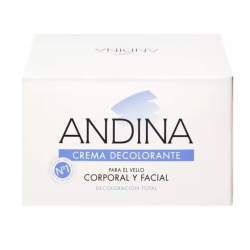 Andina Crema Decolorante 30 Ml | Decolorante para Vello Facial y Corporal