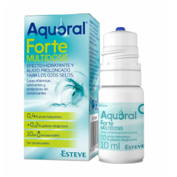 Aquoral Forte Multidosis Gotas Oftálmicas Lubricantes Estériles 10 Ml | Hidratación Ocular