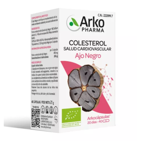 Arkocápsulas Ajo Negro Bio 40 Cápsulas | Complemento