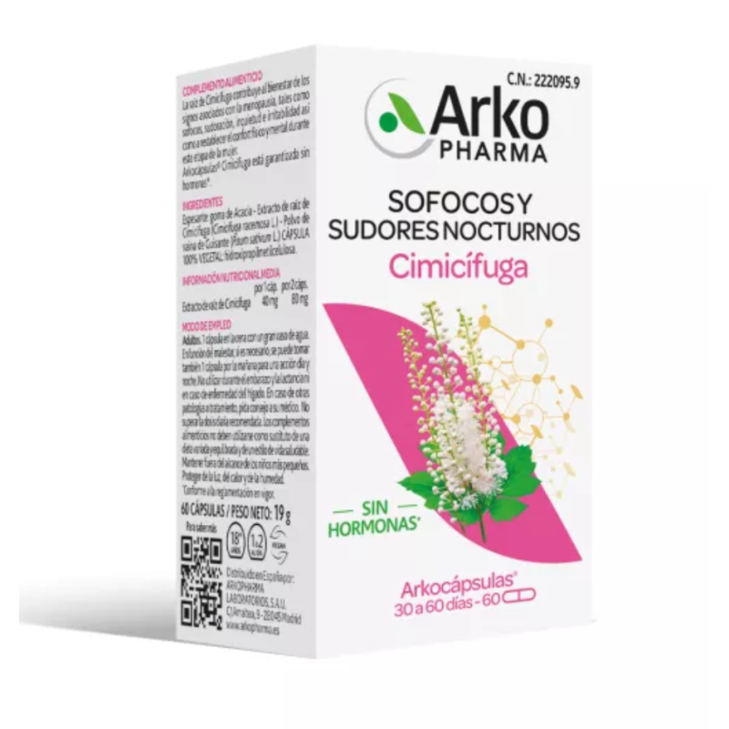 Arkocápsulas Cimicífuga 60 Cápsulas | Tratamiento Natural