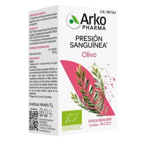 Arkocápsulas Olivo BIO 45 Cápsulas | Complemento