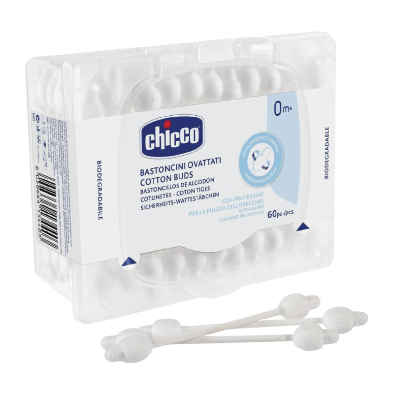 Bastoncillos Oídos Chicco Seguridad 64 Unidades