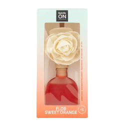 Betres Flor Ambientador Sweet Orange 85 ml | Ambientador con Flor Decorativa Aroma Naranja Dulce