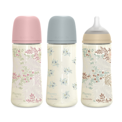 Biberón Suavinex SX Pro Selection +3 Meses 360 ml | Tetina Fisiológica de Silicona SX Pro