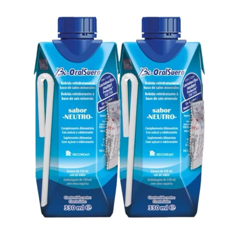 Bioralsuero 2 Tetrabrick 330 ml Sabor Neutro | Suero Oral