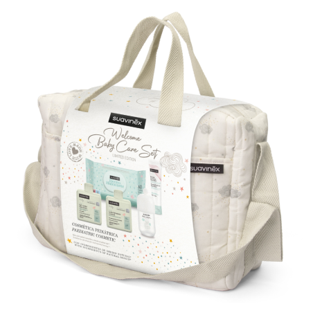 Bolso Paseo Welcome Baby Care Set Dreams Beige Suavinex | Bolsa Maternal con Accesorios para el Bebé