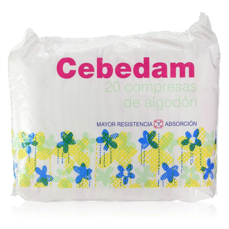 Cebedam Compresas de Algodón 20 Unidades | Protección