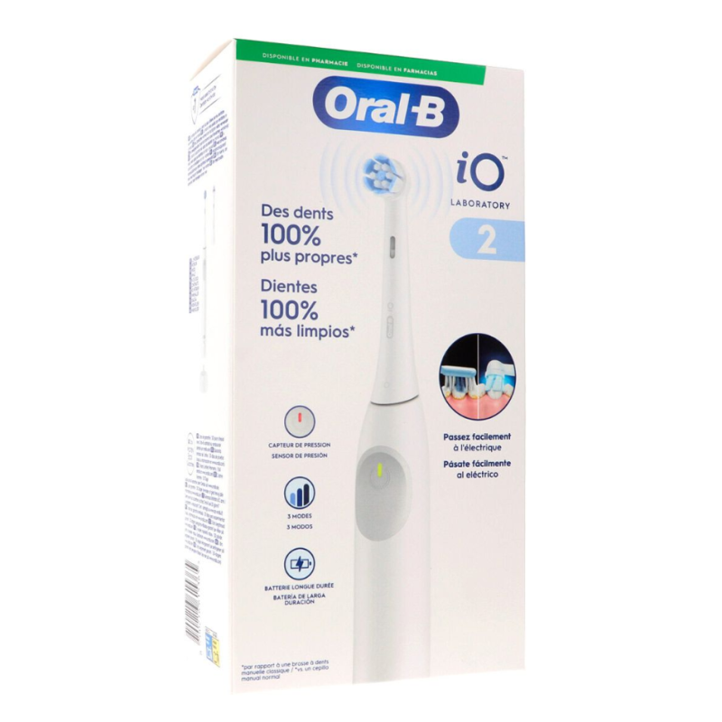 Cepillo Dental Eléctrico Oral-B iO 2 Laboratory Blanco
