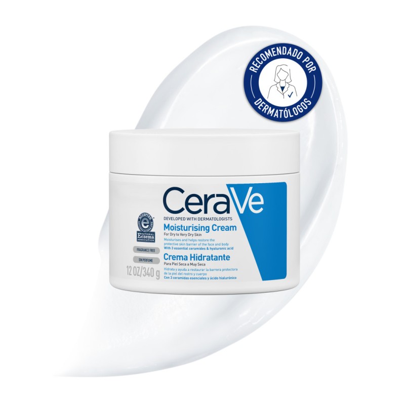 Cerave Crema Hidratante Piel Seca 340 G | Cuidado corporal