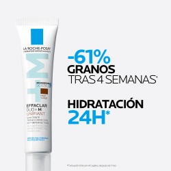 La Roche-Posay Effaclar Duo+ M Unifiant Deep 40 ml – Tratamiento corrector teñido para pieles grasas/acneicas