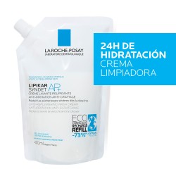 La Roche-Posay Lipikar Syndet AP+ 400 ml Refill – Gel limpiador relipidizante para piel seca y sensible