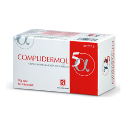Complidermol 5 Alfa 60 Cápsulas | Complemento Alimenticio para la Caída del Cabello